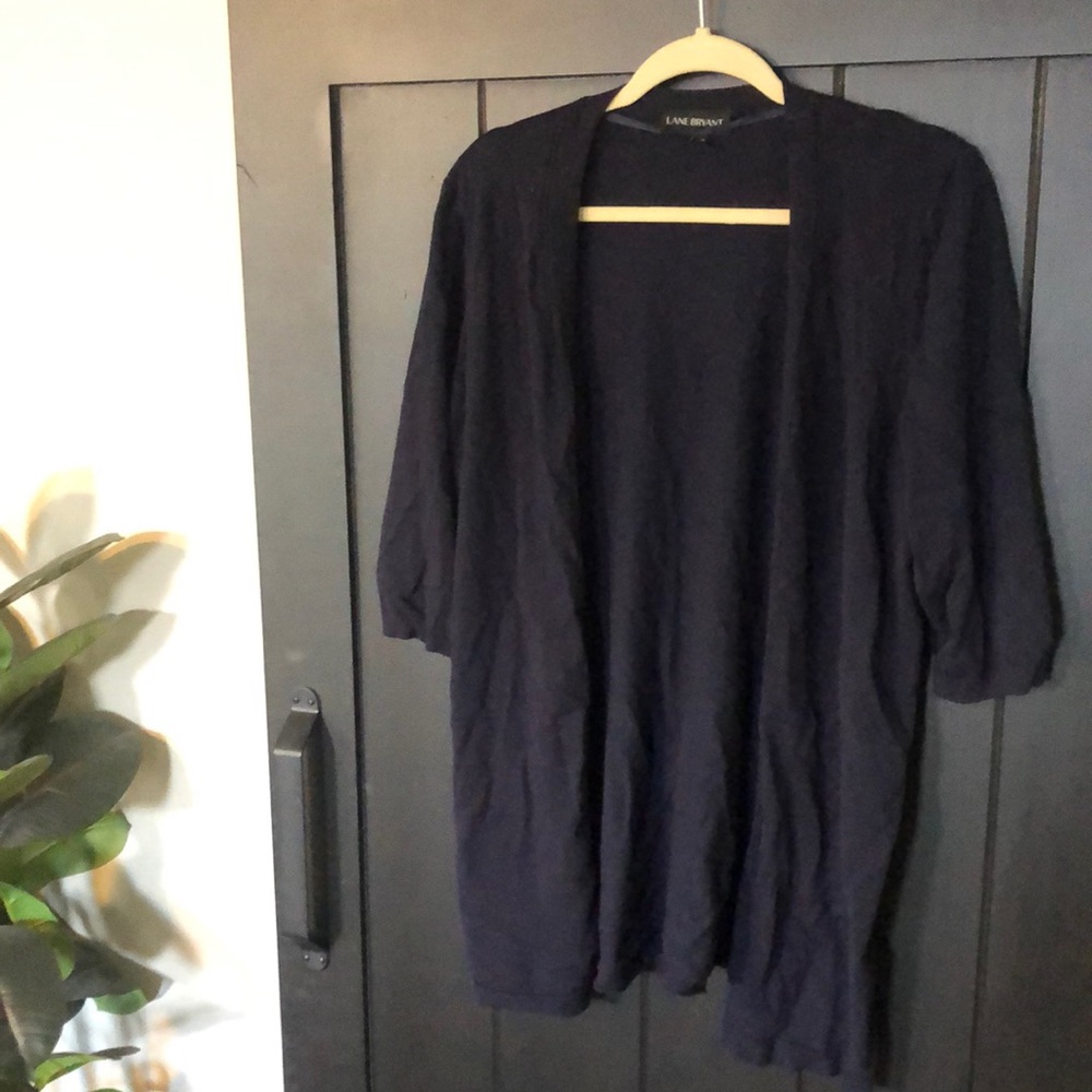 Navy blue cardigan